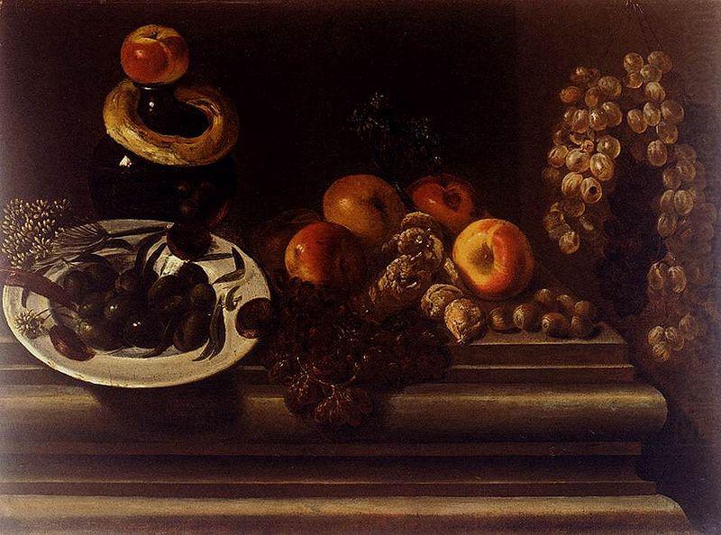 Still Life Of Fruits And A Plate Of Olives, Juan Bautista de Espinosa